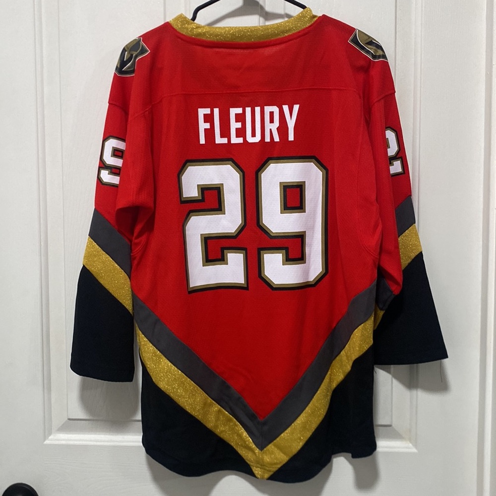 NWOT Red Youth Marc-Andre Fleury Jersey